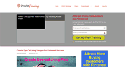 Desktop Screenshot of profitpinning.com